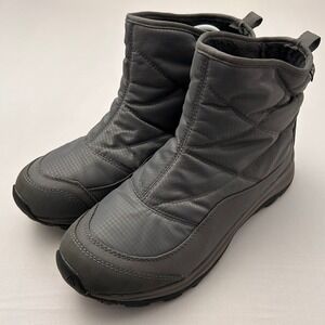 KEEN TERRADORA II Women's 9.5 Gray Waterproof Insulated Winter Snow Boots EUC